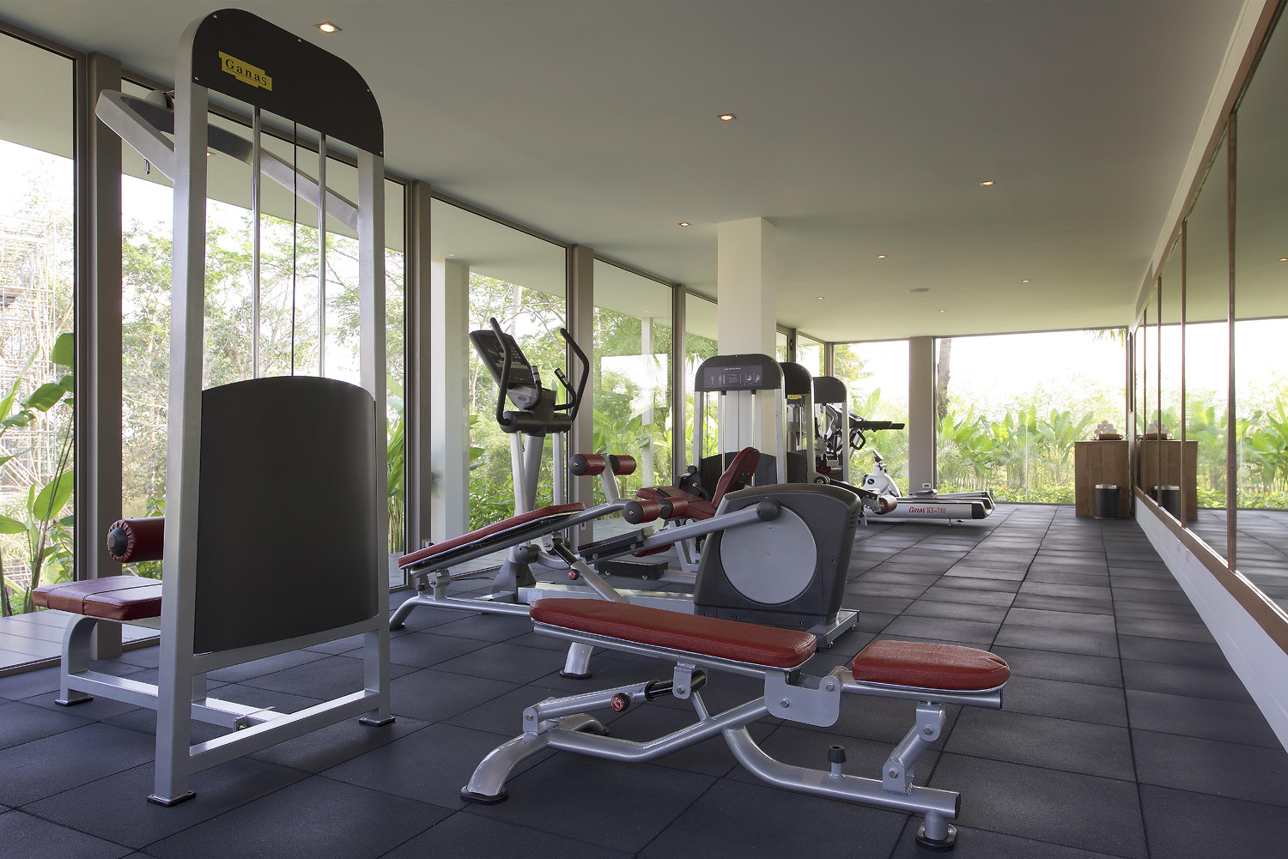 The Pavilions Phuket (Adults Only) Банг Тао Бийч Екстериор снимка The gym at the hotel