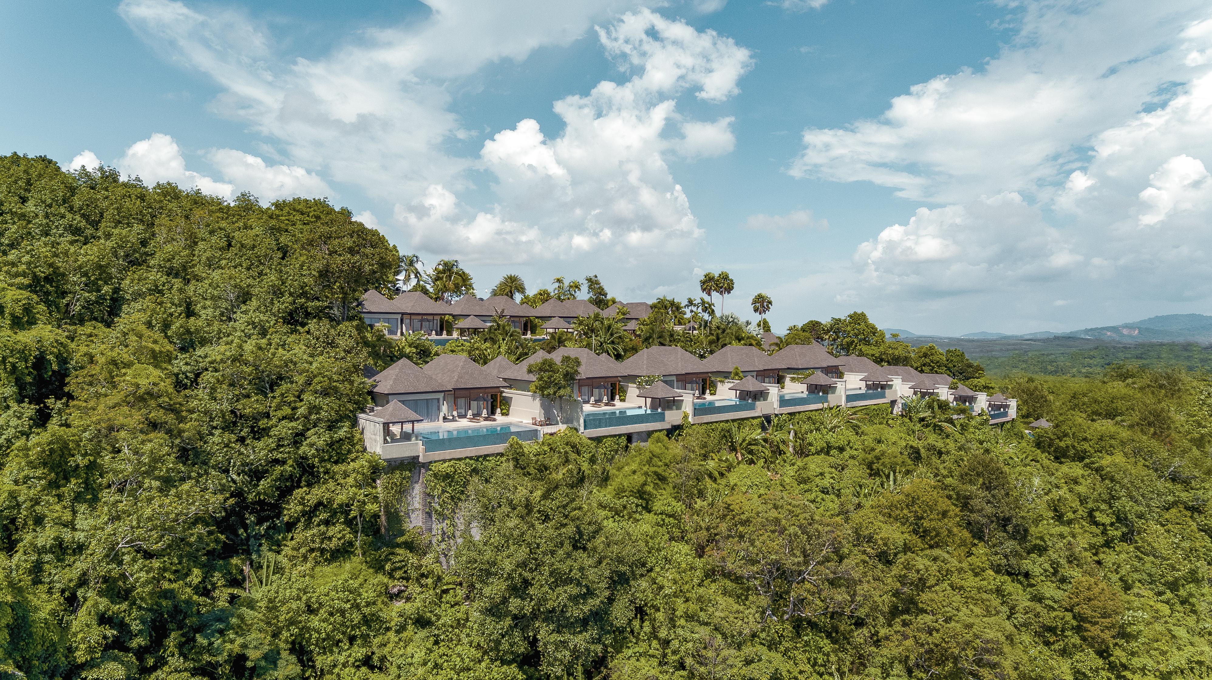 The Pavilions Phuket (Adults Only) Банг Тао Бийч Екстериор снимка Aerial view of the villas